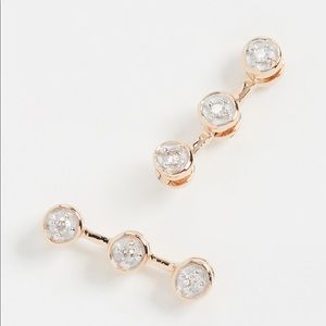 Adina Reyter 14k 3 Diamond Post Earrings